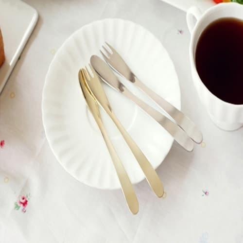 French simple tea spoon-tea fork